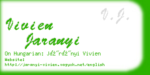 vivien jaranyi business card